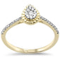 .22ct G SI 10K Yellow Gold Diamond Pear Engagement Ring