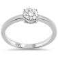 .19ct G SI 10K White Gold Diamond Engagement Ring Size 6.5