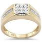 <span>DIAMOND  CLOSEOUT! </span> .14ct F SI 10K Yellow Gold Diamond  Men's Band Ring Size 10