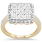 .15ct F SI 10K Yellow Gold Diamond Engagement Ring Size 6.5