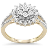 <span>DIAMOND CLOSEOUT! </span>.18ct F SI 10K Yellow Gold Diamond Engagement Ring Size 6.5