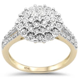 <span>DIAMOND CLOSEOUT! </span>.26ct F SI 10K Yellow Gold Diamond Engagement Ring Size 6.5