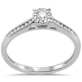 <span>DIAMOND CLOSEOUT! </span>.23ct G SI 14K White Gold Diamond Wedding Ring Size 6.5