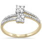 .40ct G SI 10K Yellow Gold Diamond Fashion Ring Size 6.5