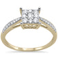 .39ct G SI 10K Yellow Gold Diamond Engagement Solitaire Ring Size 6.5