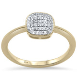 <span>DIAMOND CLOSEOUT! </span>.20ct G SI 10K Yellow Gold Diamond Engagement Solitaire Ring Size 6.5