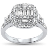 <span>DIAMOND CLOSEOUT! </span>.90ct G SI 14K White Gold Diamond Engagement Ring Size 6.5