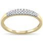 .15ct G SI 10K Yellow Gold Ladies Diamond Band Ring Size 6.5