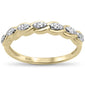 .12ct G SI 10K Yellow Gold Ladies Diamond Band Ring Size 6.5