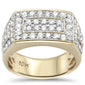 <span>DIAMOND  CLOSEOUT! </span> 1.96ct G SI 10K Yellow Gold Diamond Men's Ring Size 10