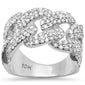 <span>DIAMOND  CLOSEOUT! </span> 2.55ct G SI 10K White Gold Diamond Men's Cuban Link Ring Size 10