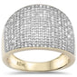 <span>DIAMOND  CLOSEOUT! </span> 1.35ct G SI 10K Yellow Gold Diamond Men's Ring Size 10