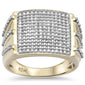 <span style="color:purple">SPECIAL!</span> 1.02ct G SI 10K Yellow Gold Diamond Men's Ring Size 10