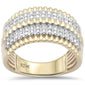 <span>DIAMOND  CLOSEOUT! </span> .49ct G SI 10K Yellow Gold Diamond Men's Ring Size 10