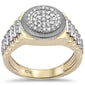 <<span>DIAMOND  CLOSEOUT! </span> .49ct G SI 10K Yellow Gold Diamond Men's Ring Size 10