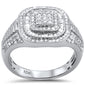 <span style="color:purple">SPECIAL!</span> 1.01ct G SI 10K White Gold Diamond Men's Ring Size 10