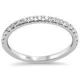 <span style="color:purple">SPECIAL!</span> .25ct G SI 14K White Gold  Diamond Ladies Diamond Band Ring Size 6.5