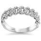 <span>DIAMOND  CLOSEOUT! </span> 6mm .42ct G SI 10K White Gold Diamond Men's Ring Size 10