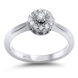 .23ct G SI 14K White Gold Diamond Engagement Ring Size 6.5