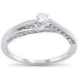 .23ct G SI 14K White Gold Diamond Engagement Ring Size 6.5