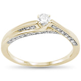 <span>DIAMOND CLOSEOUT! </span>.23ct G SI 14K Yellow Gold Diamond Engagement Ring Size 6.5