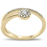 <span>DIAMOND CLOSEOUT! </span>.25ct G SI 14K Yellow Gold Diamond Wrap Around Ring Size 6.5