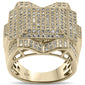 <span>DIAMOND  CLOSEOUT! </span> 2.00ct G SI 10KT Yellow Gold Diamond Men's Ring Size 10