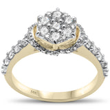 <span>DIAMOND CLOSEOUT! </span>.99ct G SI 14K Yellow Gold Diamond Engagement Ring Size 6.5