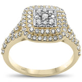1.04ct G SI 14K Yellow Gold Diamond Engagement Ring Size 6.5