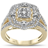 .89ct G SI 14K Yellow Gold Diamond Engagement Ring Size 6.5