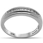 <span>DIAMOND  CLOSEOUT! </span>  .13ct G SI 10K White Gold Diamond Men's Band Ring Size 10