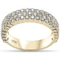 <span>DIAMOND  CLOSEOUT! </span> 1.98ct G SI 10K Yellow Gold Diamond Men's Band Ring Size 10