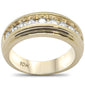 <span>DIAMOND  CLOSEOUT! </span>   1.02ct G SI 10K Yellow Gold Diamond Men's Ring Band Size 10