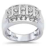 2.02ct G SI 10K White Gold Diamond Men's Ring size 10
