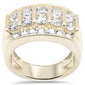 <span>DIAMOND  CLOSEOUT! </span>3.05ct G SI 10K Yellow Gold Diamond Men's Ring Size 10