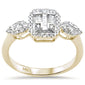 <span>DIAMOND CLOSEOUT! </span> .43ct G SI 14K Yellow Gold Diamond Round & Baguette Engagement Ring