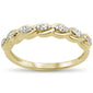 <span>DIAMOND  CLOSEOUT! </span> .12ct G SI 14K Yellow Gold Ladies Diamond Band Ring Size 6.5