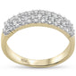 <span>DIAMOND  CLOSEOUT! </span>  .97ct G SI 10K Yellow Gold Men's Diamond Ring Band Size 10