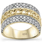 <span>DIAMOND  CLOSEOUT! </span> 2.07ct G SI 10K Yellow Gold Men's Diamond Ring Band Size 10