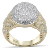 <span>DIAMOND CLOSEOUT! </span>1.54ct G SI 10K Yellow Gold Men's Ring Band