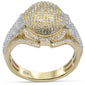 <span>DIAMOND  CLOSEOUT! </span>.92ct G SI 10K Yellow Gold Men's Ring Band