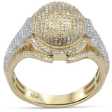 .92ct G SI 10K Yellow Gold Men's Ring Band