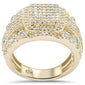 <span>DIAMOND  CLOSEOUT! </span> 1.86ct G SI 10K Yellow Gold Hip Hop Men's Ring