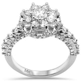 1.71ct G SI 14K White Gold Engagement Ring
