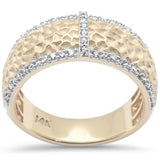 .38ct G SI 14K Yellow Gold Diamond Men's Band