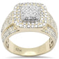 <span>DIAMOND  CLOSEOUT! </span> 1.59ct G SI 10K Yellow Gold Men's Diamond Ring Size 10