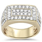 <span style="color:purple">SPECIAL!</span> 1.96ct G SI 14K Yellow Gold Diamond Men's Ring Size 10