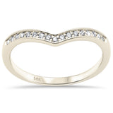 <span style="color:purple">SPECIAL!</span> .16ct G SI 14K Yellow Gold Women's Diamond Ring Band Size 7