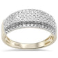 <span>DIAMOND  CLOSEOUT! </span> .66ct G SI 10K Yellow Gold Men's Round Diamond Ring Band Size 10