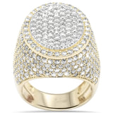 <span>DIAMOND CLOSEOUT! </span> 5.86ct G SI 14K Yellow Gold Diamond Men's Ring Band